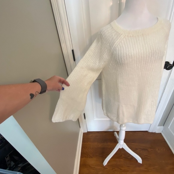 Project Naadam crewneck Sweater Ivory cream 33506 - Picture 4 of 11